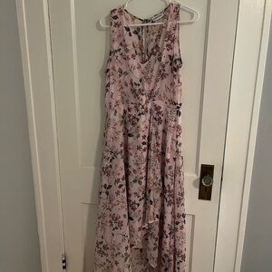 Calvin Klein Floral Pink Sleeveless Dress